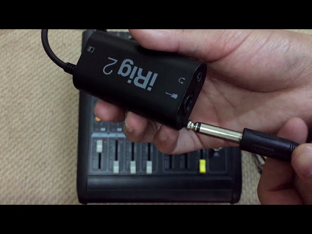 Como grabar audio de una consola / mezcladora a un celular con el I Rig 2 (Así grabe mis videos)