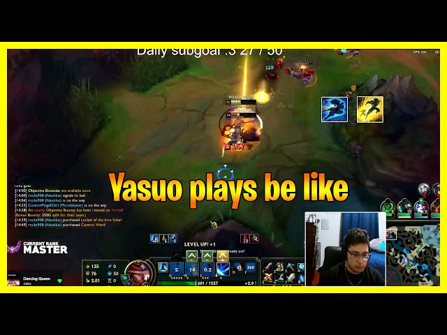 Solarbacca is a Yasuo Main too... lol Daily Moment Ep65