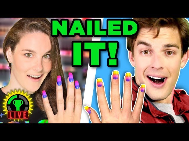 We NAILED It! | We Tried Following A Simply Nailogical Tutorial (Nail Art)