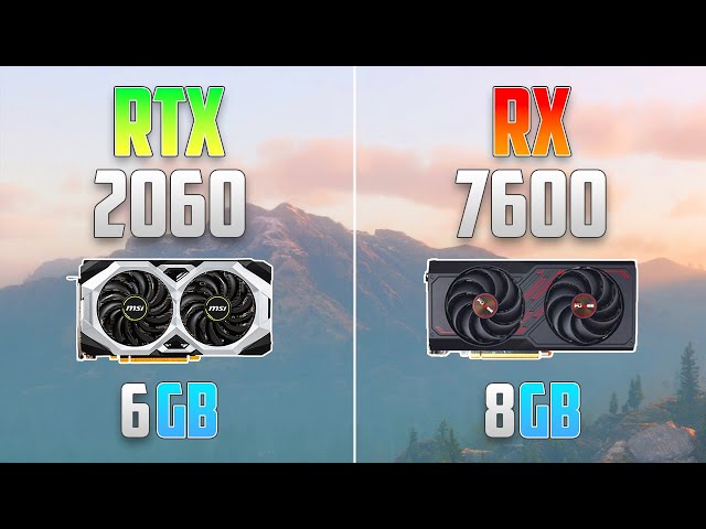 RX 7600 vs RTX 2060 - 1080p