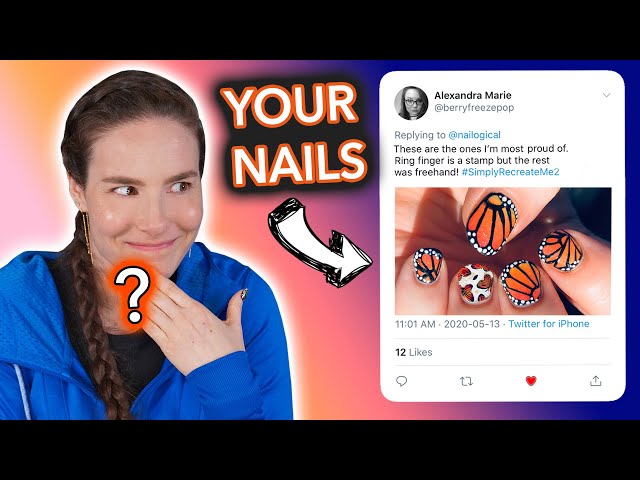 Recreating My Followers' Nail Art On My Short Nails