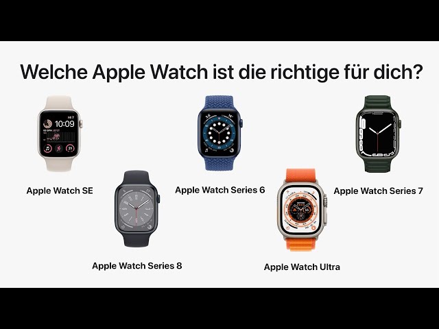 Welche Apple Watch solltest du kaufen? Alle Apple Watch Modelle im Vergleich!