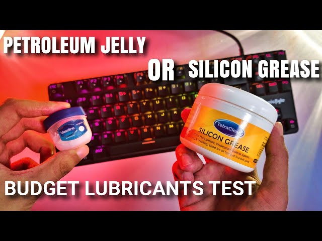 CosmicByte Firefly Mods - Silencing The Keys (Part III) | Vaseline vs Silicon Grease Comparison