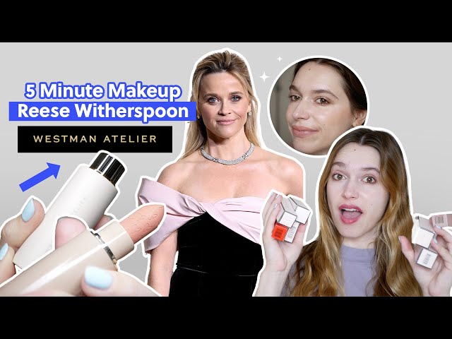 I Tried Doing Reese Witherspoon’s Glowy Red Carpet Makeup in 5 MINUTES | Take My Money