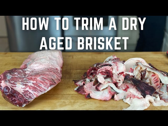 Trimming a Dry Aged Brisket #shorts