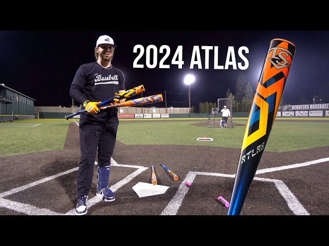 Hitting with the 2024 LOUISVILLE SLUGGER ATLAS | BBCOR Baseball Bat Review