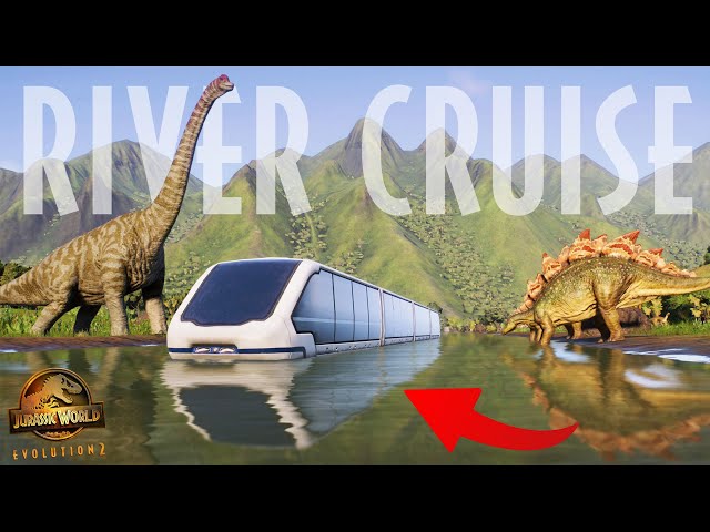 Ride The BIGGEST DINOSAUR RIVER CRUISE | Jurassic World Evolution 2 Park Tour