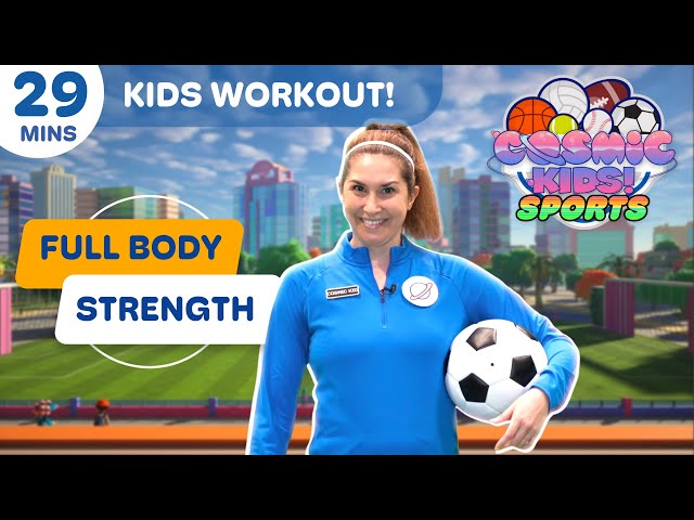 NEW KIDS WORKOUT - 30 MIN Home Exercise Class for Kids! | Cosmic Kids Sports