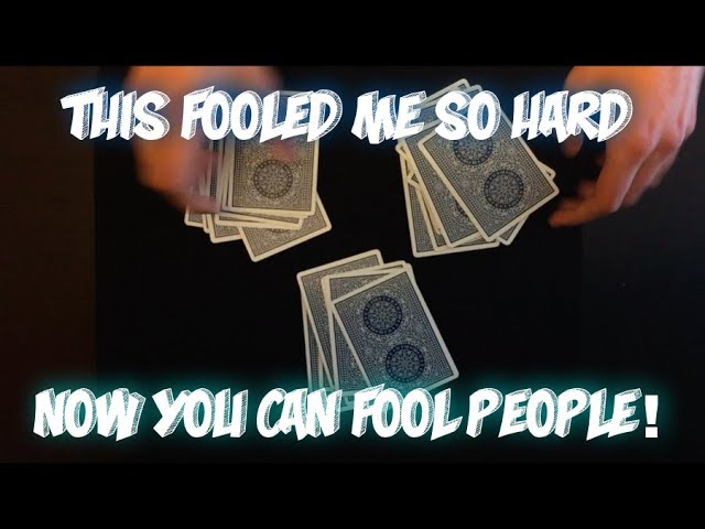 This Easy Card Trick Fooled Me. IMPOSSIBLE Card Trick Performance And Tutorial!