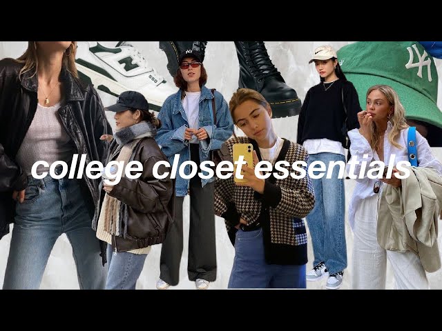 college wardrobe essentials (don't make the mistakes i did)