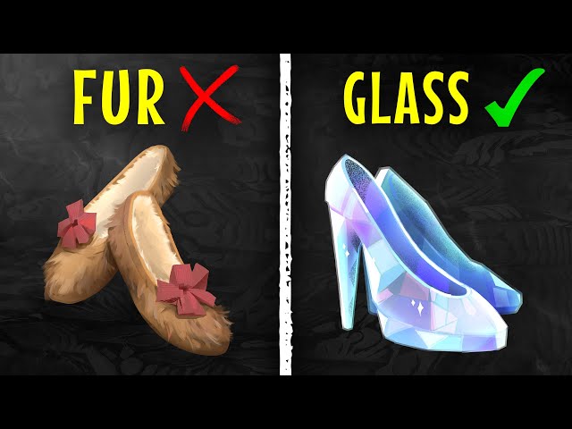 Were Cinderella's Slippers ACTUALLY made of FUR?!