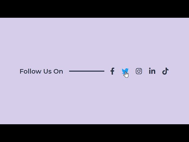 Social Media Buttons With Cool Hover Effect Using Only HTML & CSS