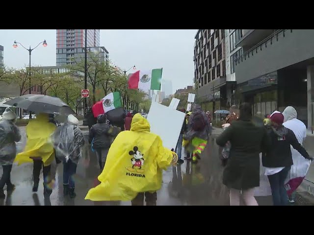 Immigrants march into Chicago, demand citizenship and more