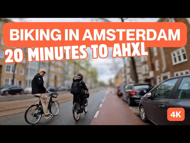 Amsterdam | Biking 20 minutes to Albert Heijn XL Zuid | 03/04/2024 | 4K