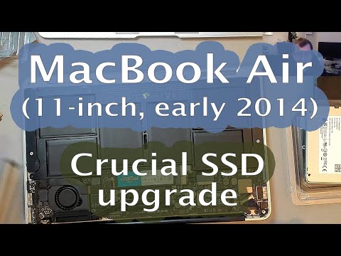 [29] SSD upgrade in an Apple MacBook Air A1466 (11-inch, early 2014)