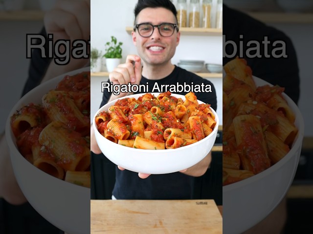 Easy Rigatoni Arrabbiata Pasta (15 mins)