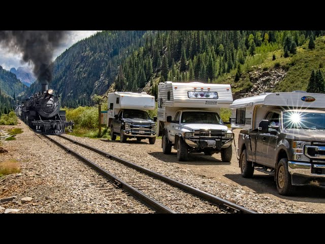 TRAINS and TRUCK CAMPING in the SAN JUANS