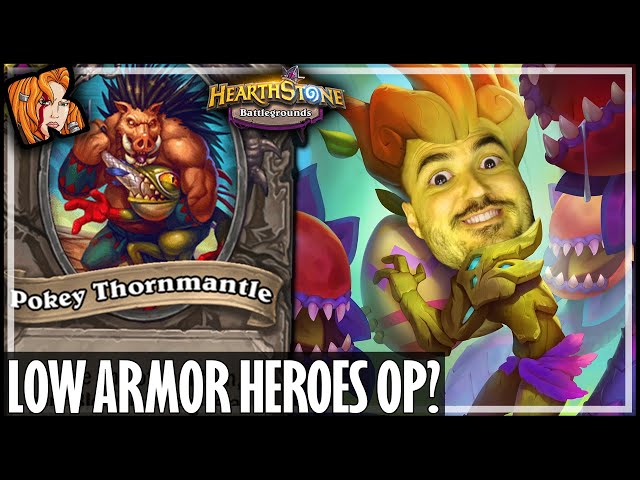 LOW ARMOR HEROES ARE OP AGAIN! - Hearthstone Battlegrounds