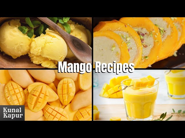 Mango Lassi | Mango Ice Cream | Mango Stuffed Kulfi | Eggless | No Ice Cream Machine | Kunal Recipes