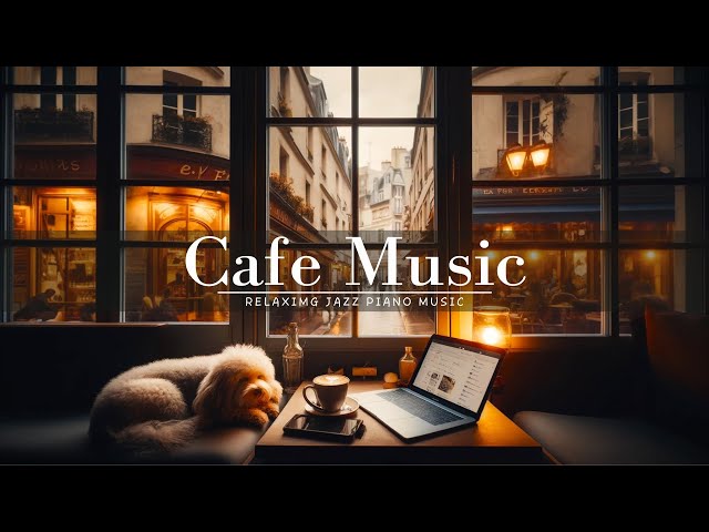 4 HOURS | Relaxing Jazz Music | Study, Work, Focus | Cozy Coffee Shop | Full HD #jazz