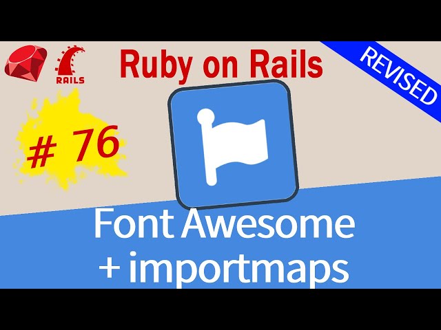 Ruby on Rails #76 Fontawesome with Importmaps in Rails 7