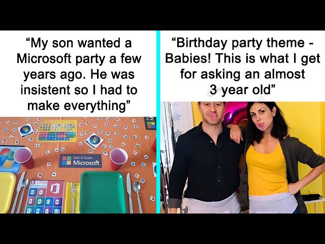 “This Is What I Get For Asking”: Hilariously Weird Birthday Themes Kids Have Asked For