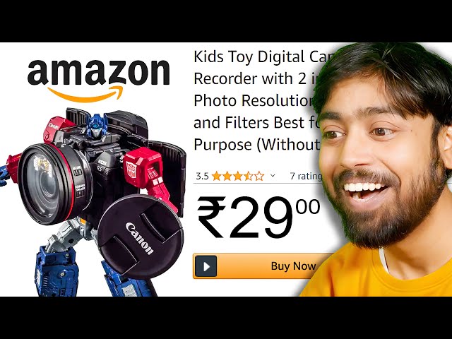 I Bought The Cheapest TOY CAMERA From AMAZON