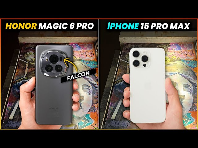 Honor Magic 6 Pro vs iPhone 15 Pro Max - Camera Test Comparison ( Barcelona, Spain )