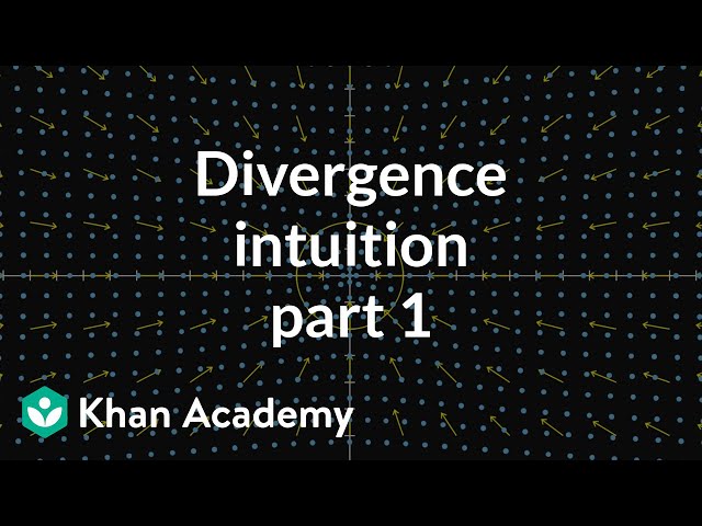 Divergence intuition, part 1