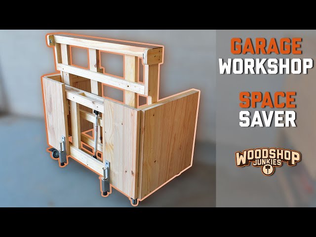 This Trolley Will Save Space In Your Small Woodworking Workshop