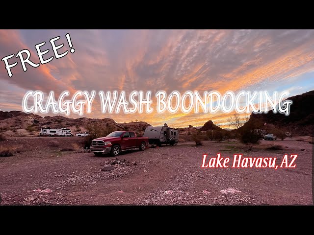 Lake Havasu Craggy Wash Free Camping