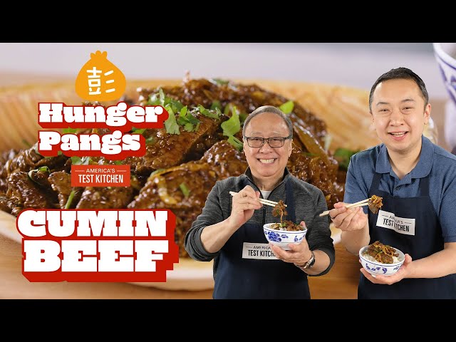 How To Make Stir-Fried Cumin Beef 孜然牛肉 | Hunger Pangs