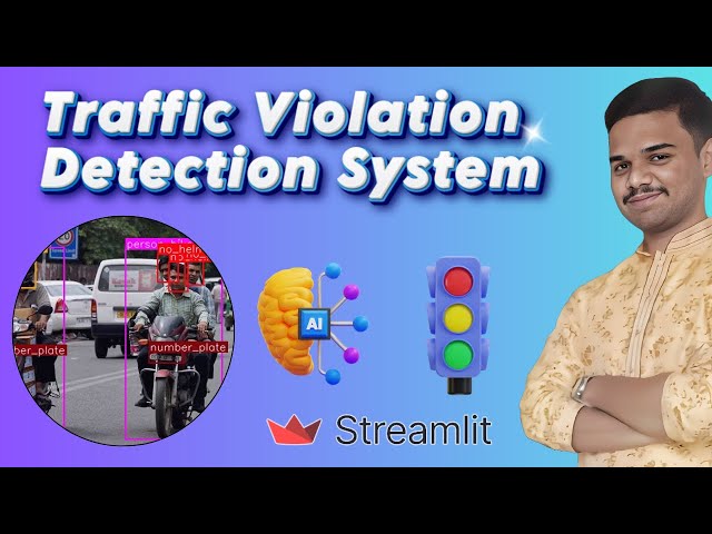 🚦 Road Safety Revolution: AI-Powered Traffic Violation Detection System 🚨 || Advanced Python project
