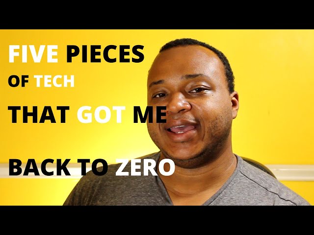 Five Pieces of Tech that Got Me Back to Zero