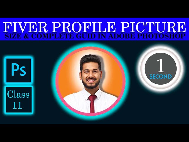 A Step-by-Step Guide to Creating Professional Profile Picture For Fiverr in Adobe Photoshop #hindi