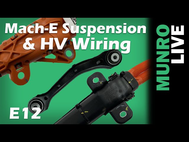 Mach-E Suspension & High Voltage Wiring Compared to Tesla Model Y