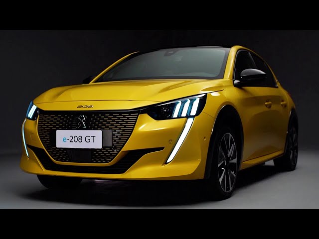 2022 Peugeot e-208 GT - Exterior and interior details, driving