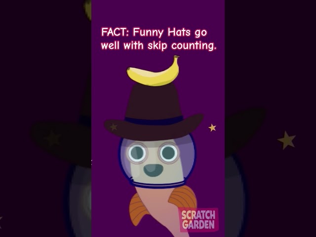 Funny Hats Are Important! #scratchgardensongs #skipcounting #countingby10s