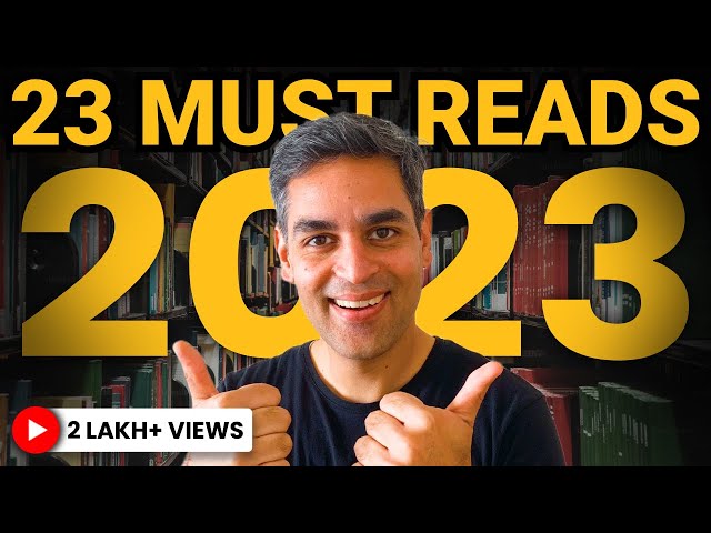 23 Books You Must Read in 2023! | Book Recommendations for 20s | Ankur Warikoo Hindi