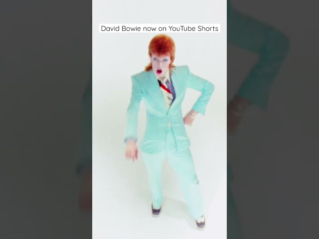 David Bowie is now on #shorts. Find all your favourite #Bowie songs on the #youtubeshorts channel