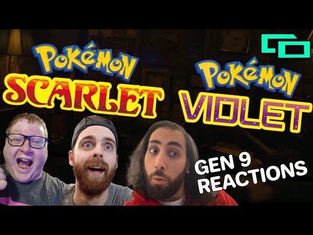 Pokemon Scarlet and Pokemon Violet Announcement Trailer Reactions | Shared Screens Reacts