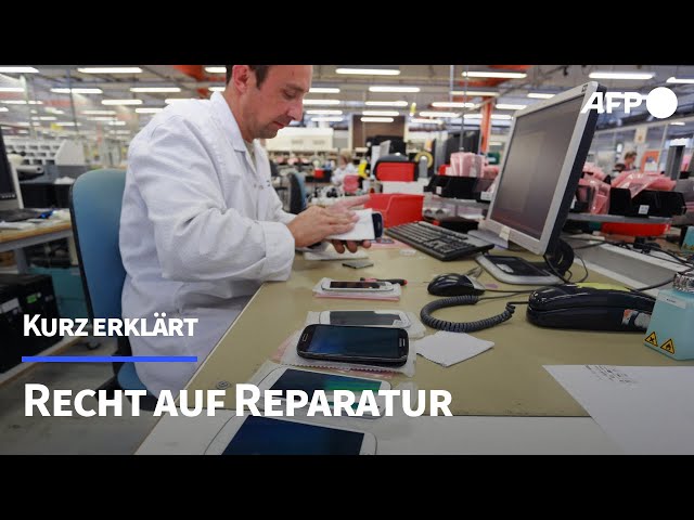 Recht auf Reparatur: Was das für Verbraucher bedeutet | AFP