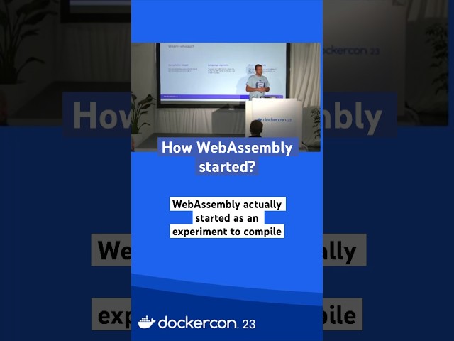 How WebAssembly Started #docker #webassembly #softwaredevelopment