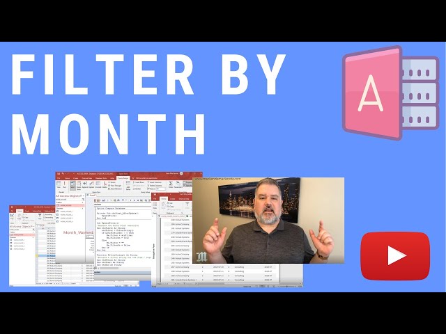 How to Filter by Month in MS Access Queries, Forms, and Reports