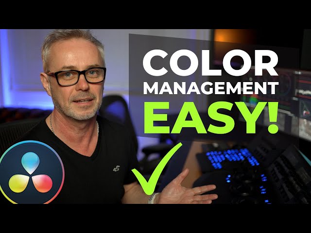 Resolve Color Management EASY - BEGINNERS in under 15 minutes.