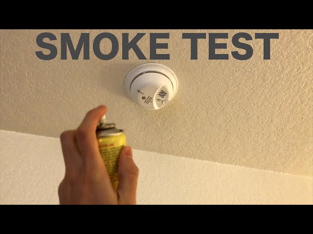 Testing Home Smoke Alarms with Smoke!