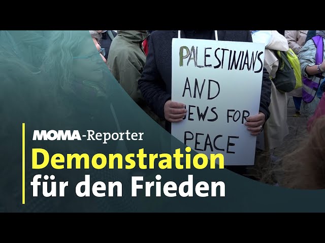 Demonstration für den Frieden | ARD-Morgenmagazin