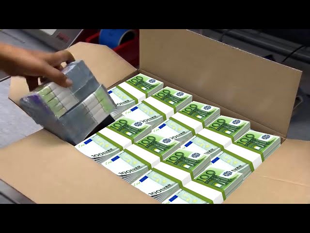 Euro Banknotes Factory: How is the €50 banknote made? Manufacturing process + EURO bills production
