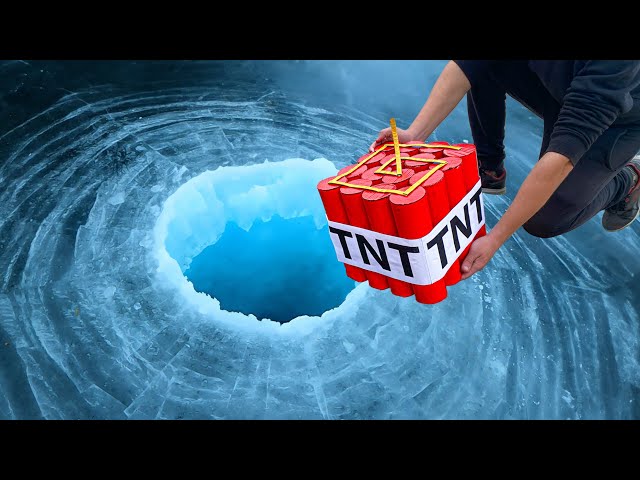 Experiment: Different Things In Underground Deep ICE Hole