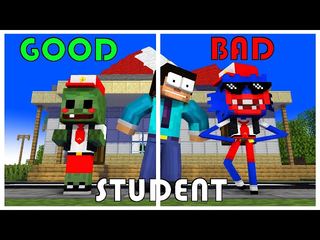 Monster School : GOOD STUDENT VS BAD STUDENT - Minecraft Animation